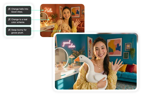 画像の編集・調整も AI におまかせ