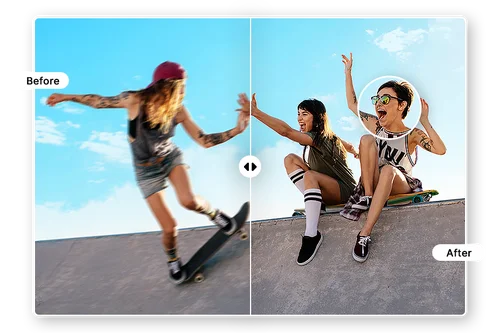 Fix Blurry Action Shots With Photo Enhancer
