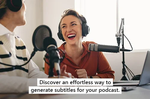 Untertitel für Podcasts