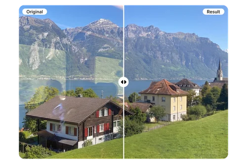 Rimuovi i Riflessi dagli Scatti di Paesaggi