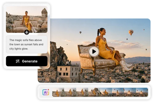 Guía tus videos IA con fotos y clips