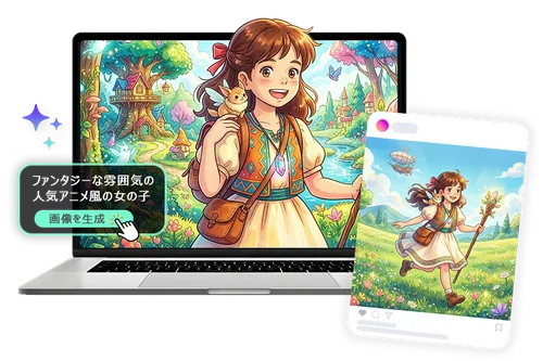 クリエイティブなコンテンツを作成