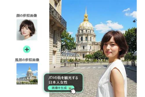 画像を使用して思い通りに AI 画像生成