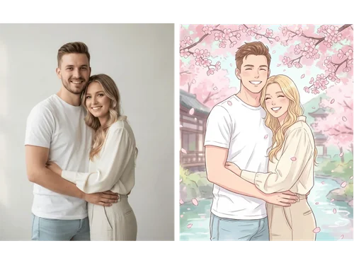  Anime Style Couple