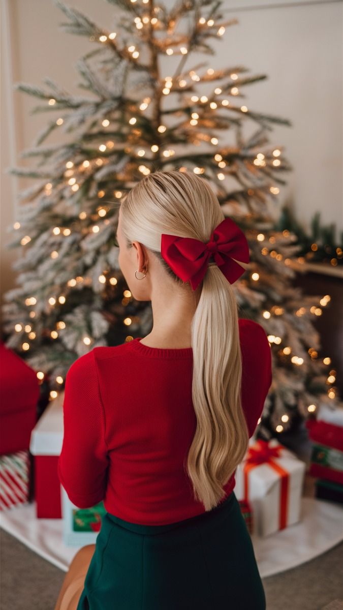 Satin Low Ponytail
