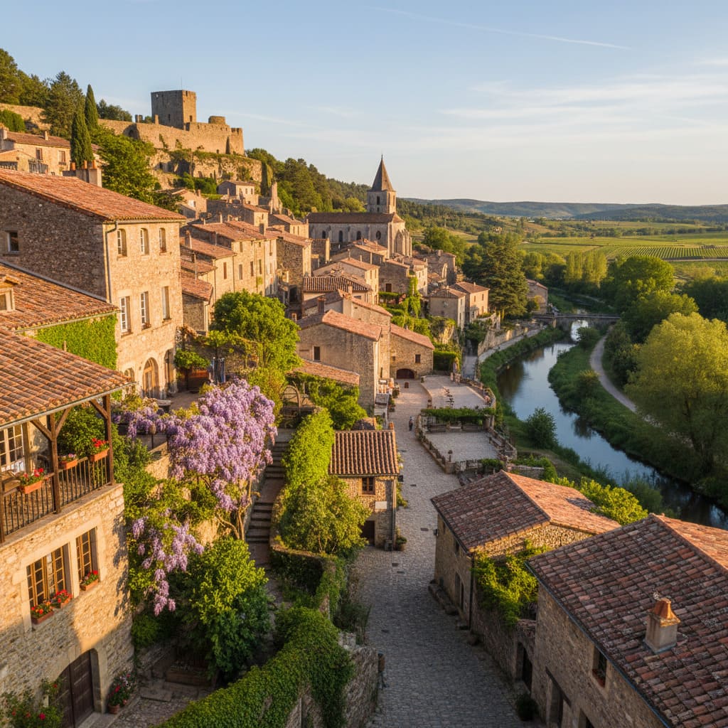 Referenzfoto vor Sci-Fi-Stadt