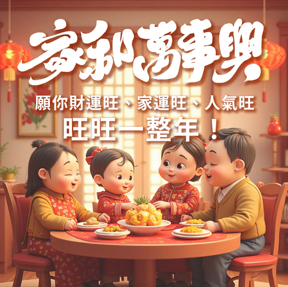 大年初二早安圖下載