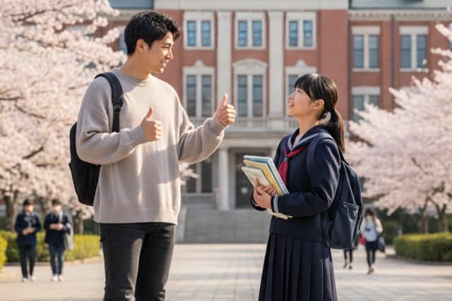 受験応援 先輩から後輩へサンプル画像