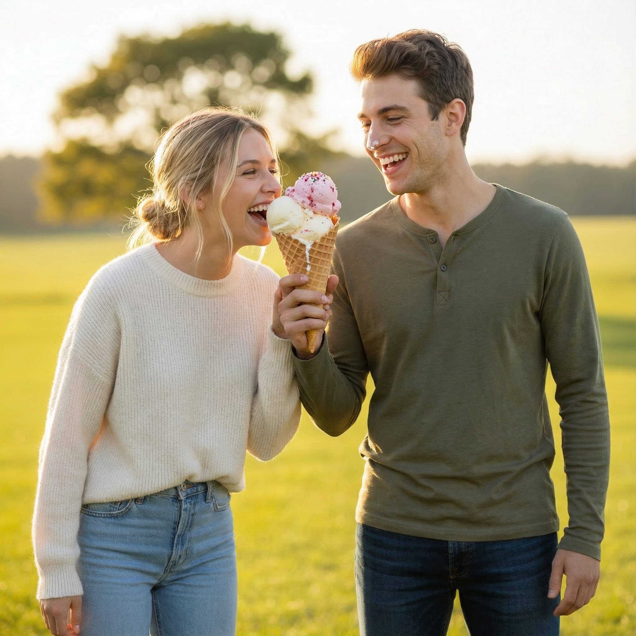 Generated AI Couple Portrait After