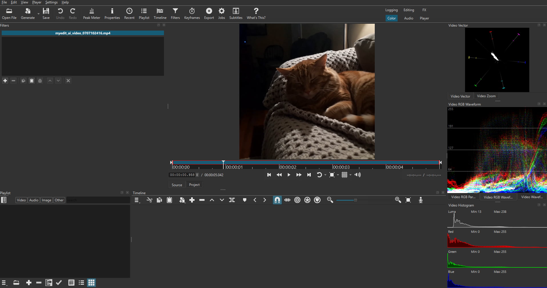 Shotcut programa para mejorar la calidad de video