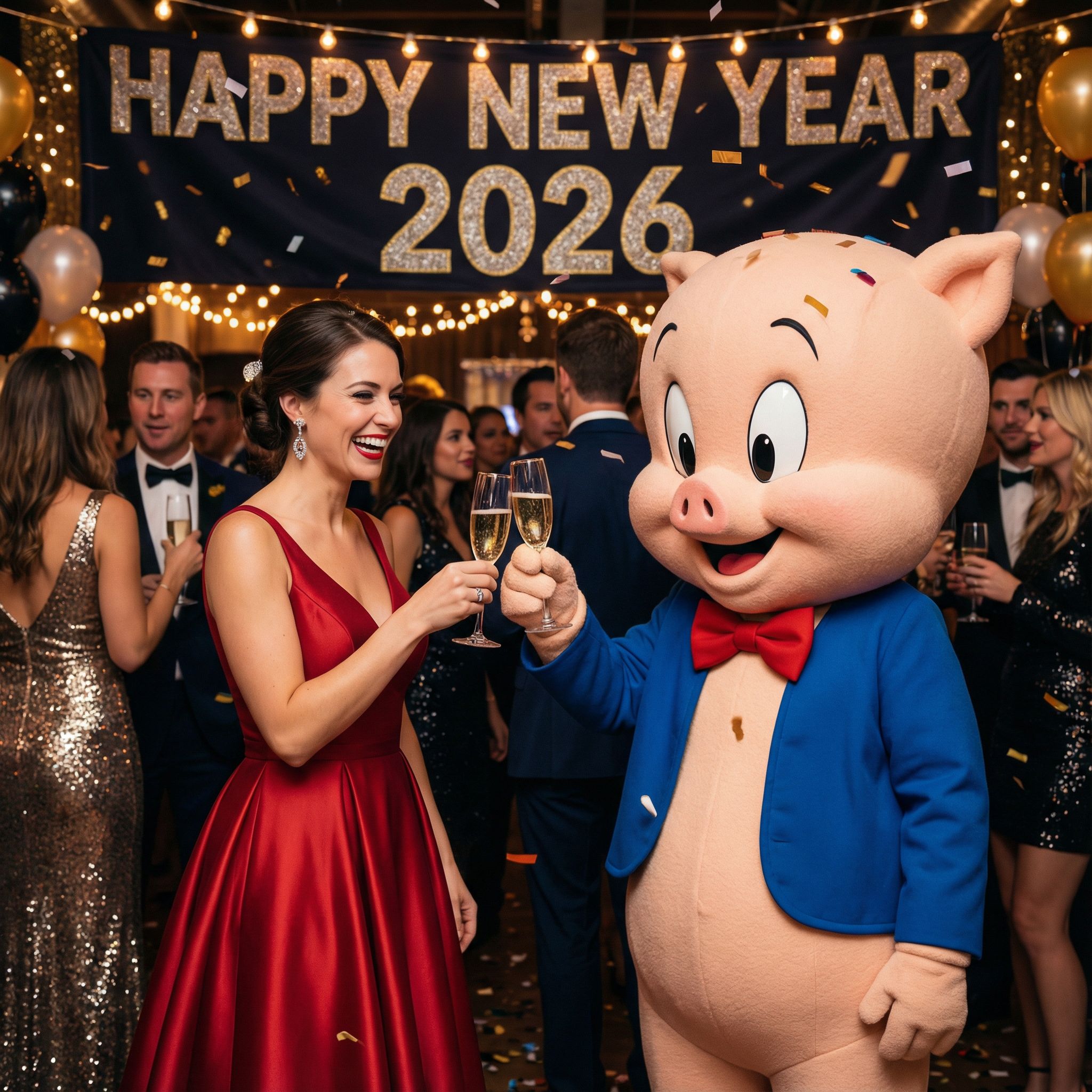 Realistisches Porträt des Weihnachtsmanns im roten Anzug mit weißem Bart