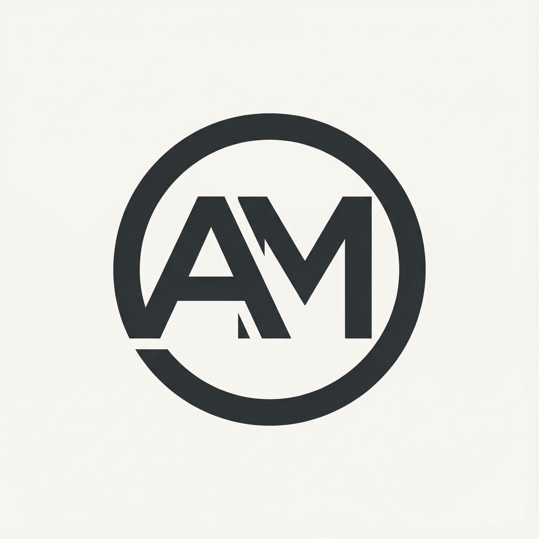 Simple monogram logo AI-generated design