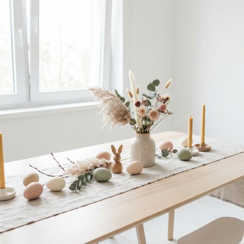 ChatGPT KI-Bild Skandinavische Osterdeko