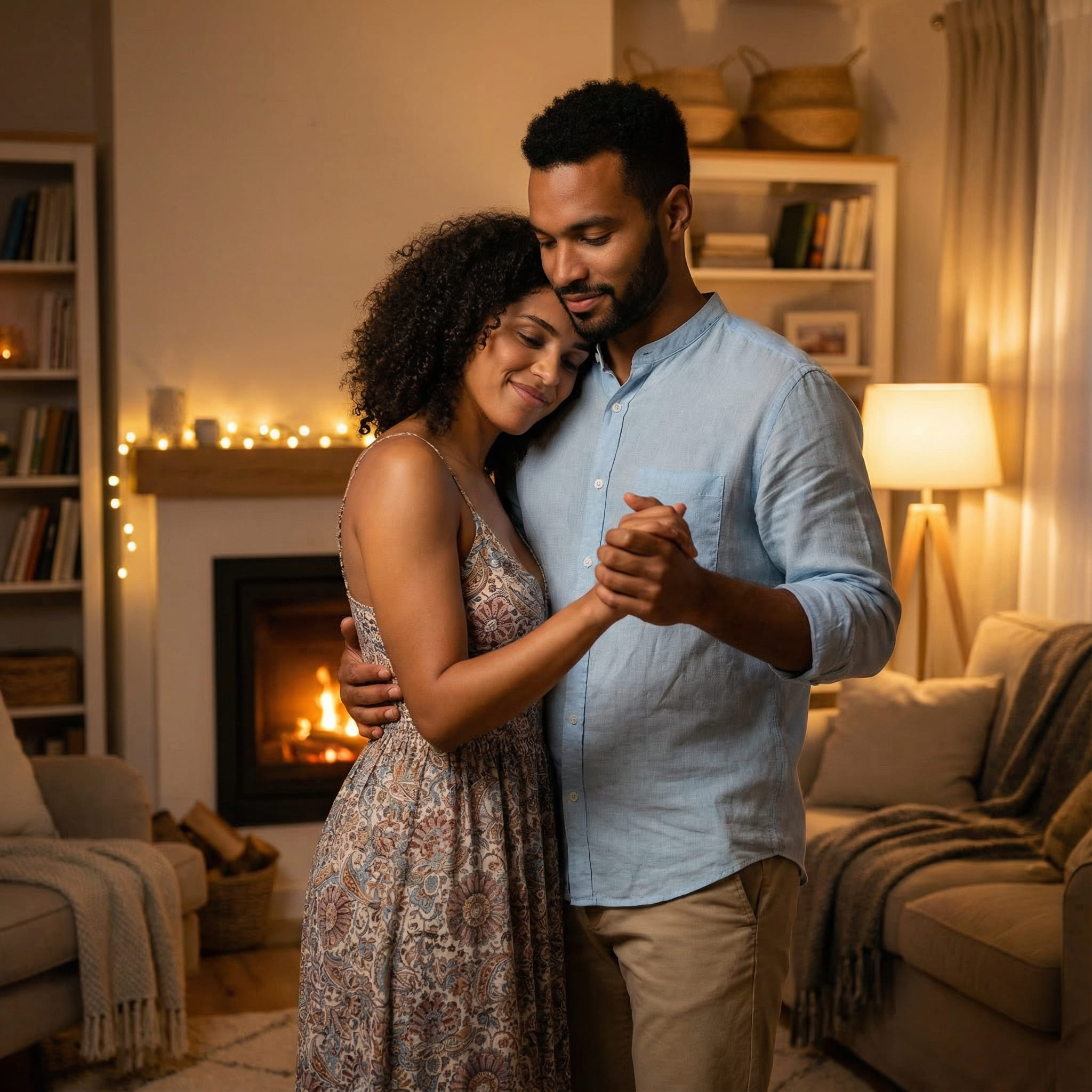 Generated AI Couple Portrait After