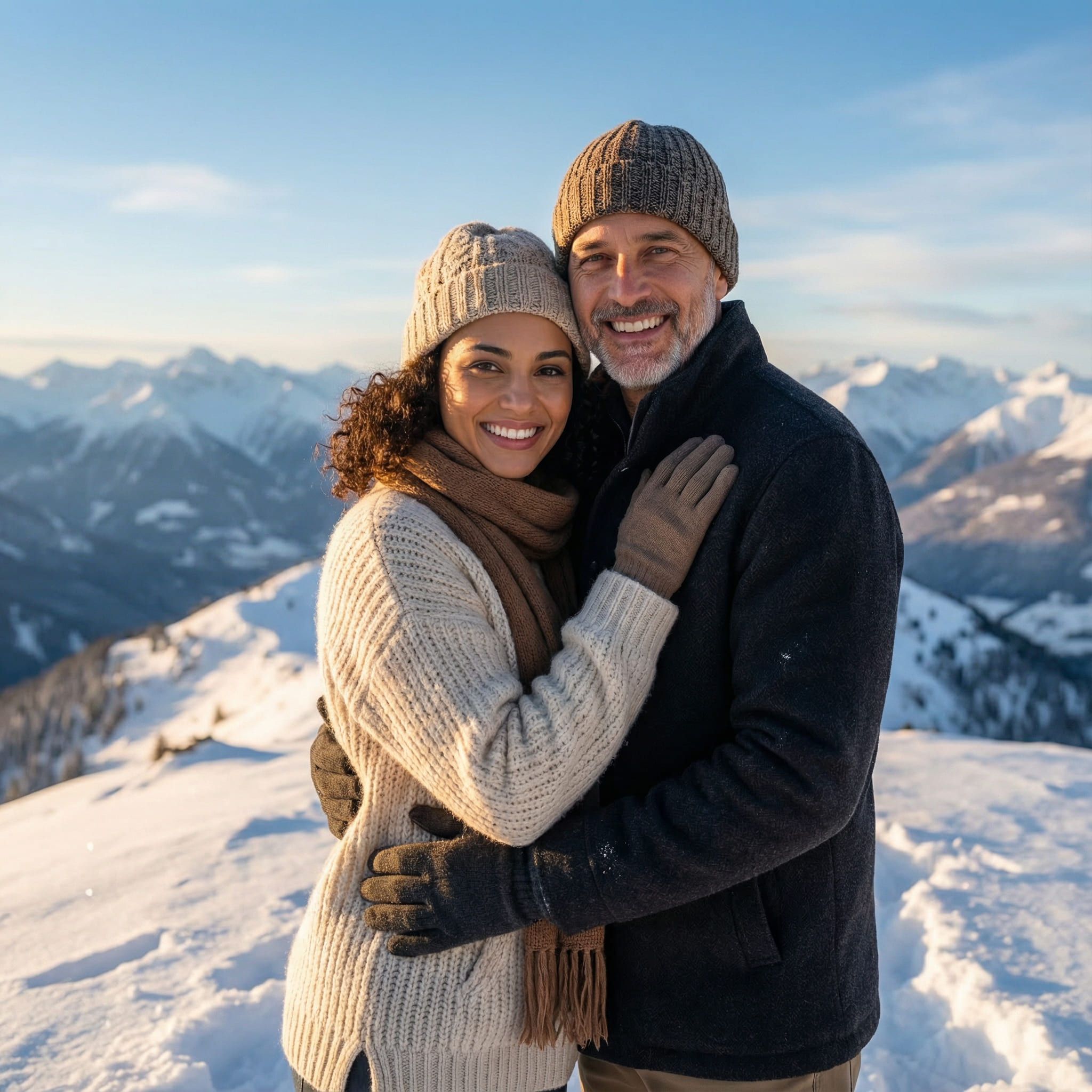 Generated AI Couple Portrait After