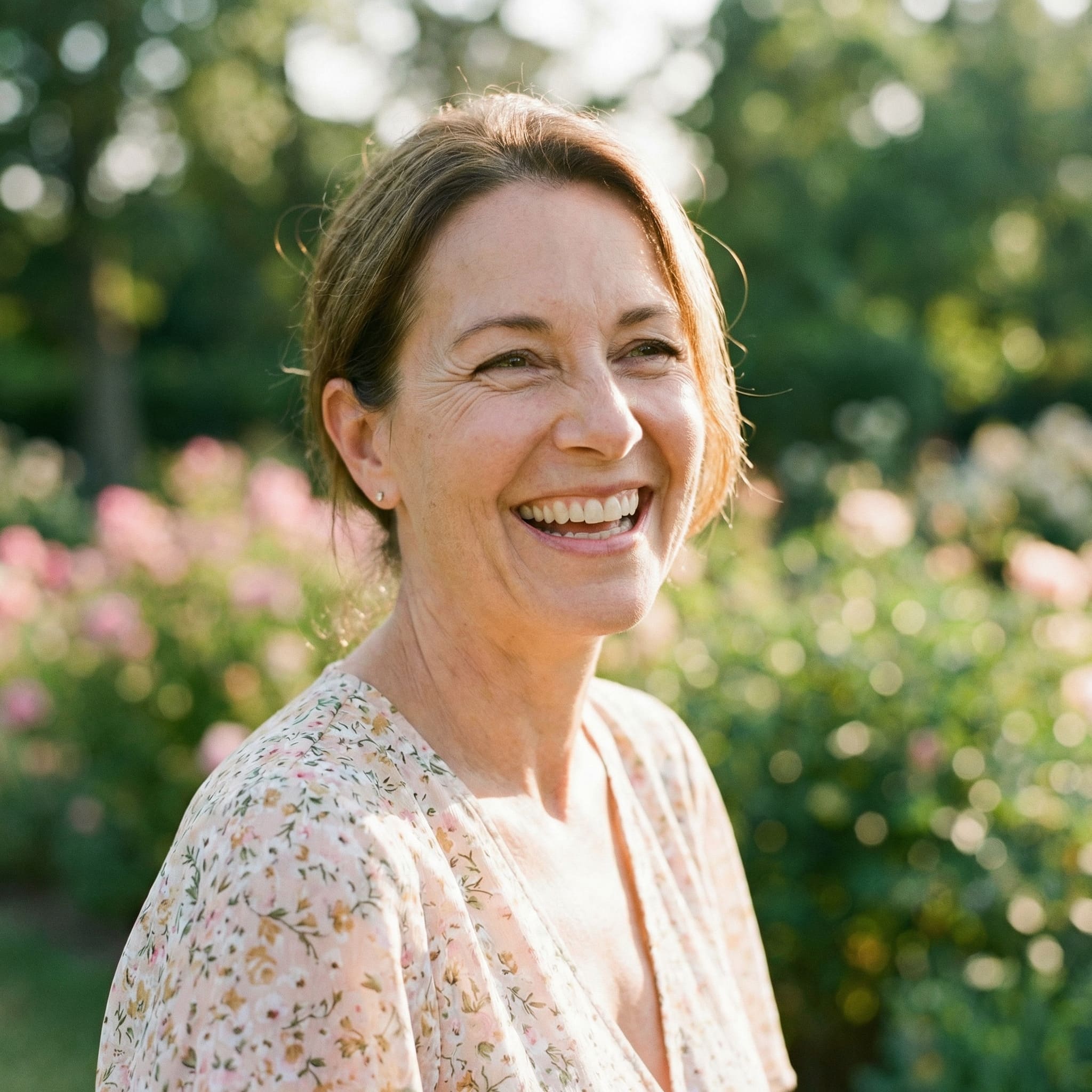 Original photo of mom before AI social media wish creation