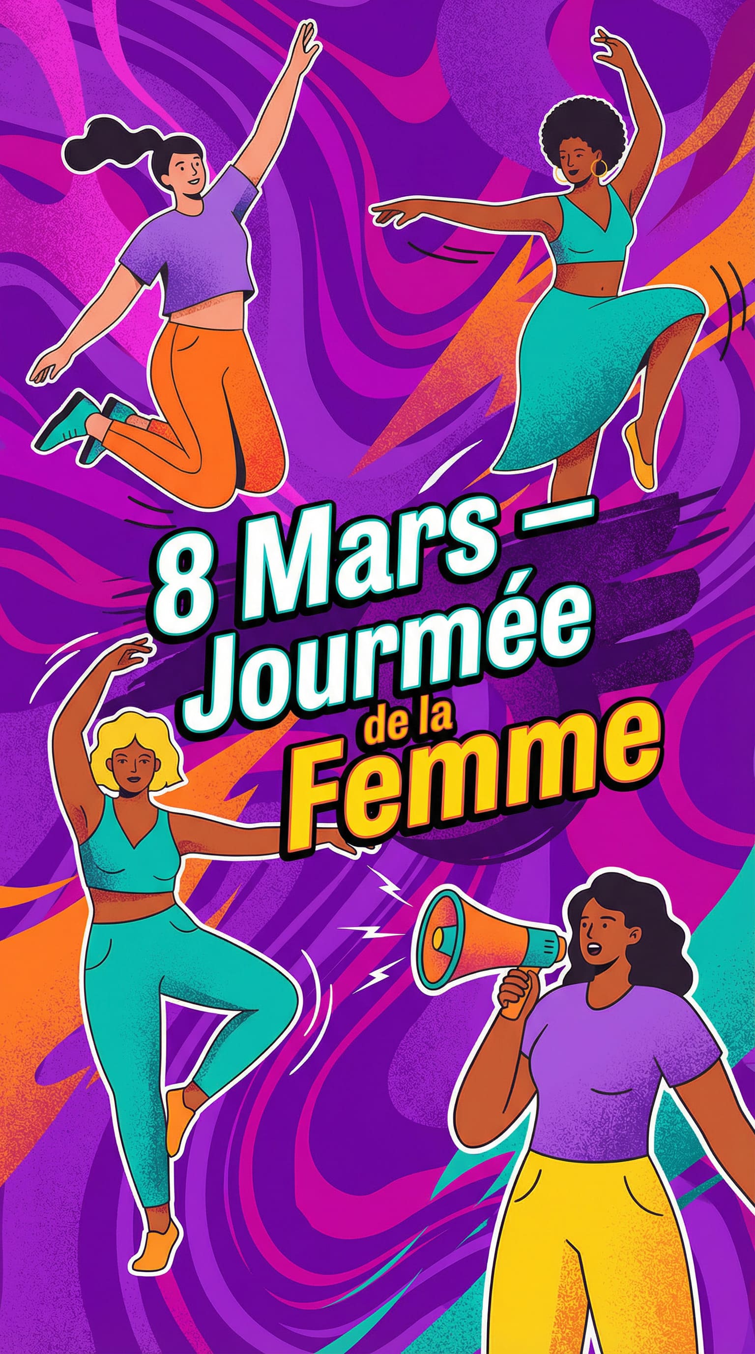 Story Instagram motifs violets