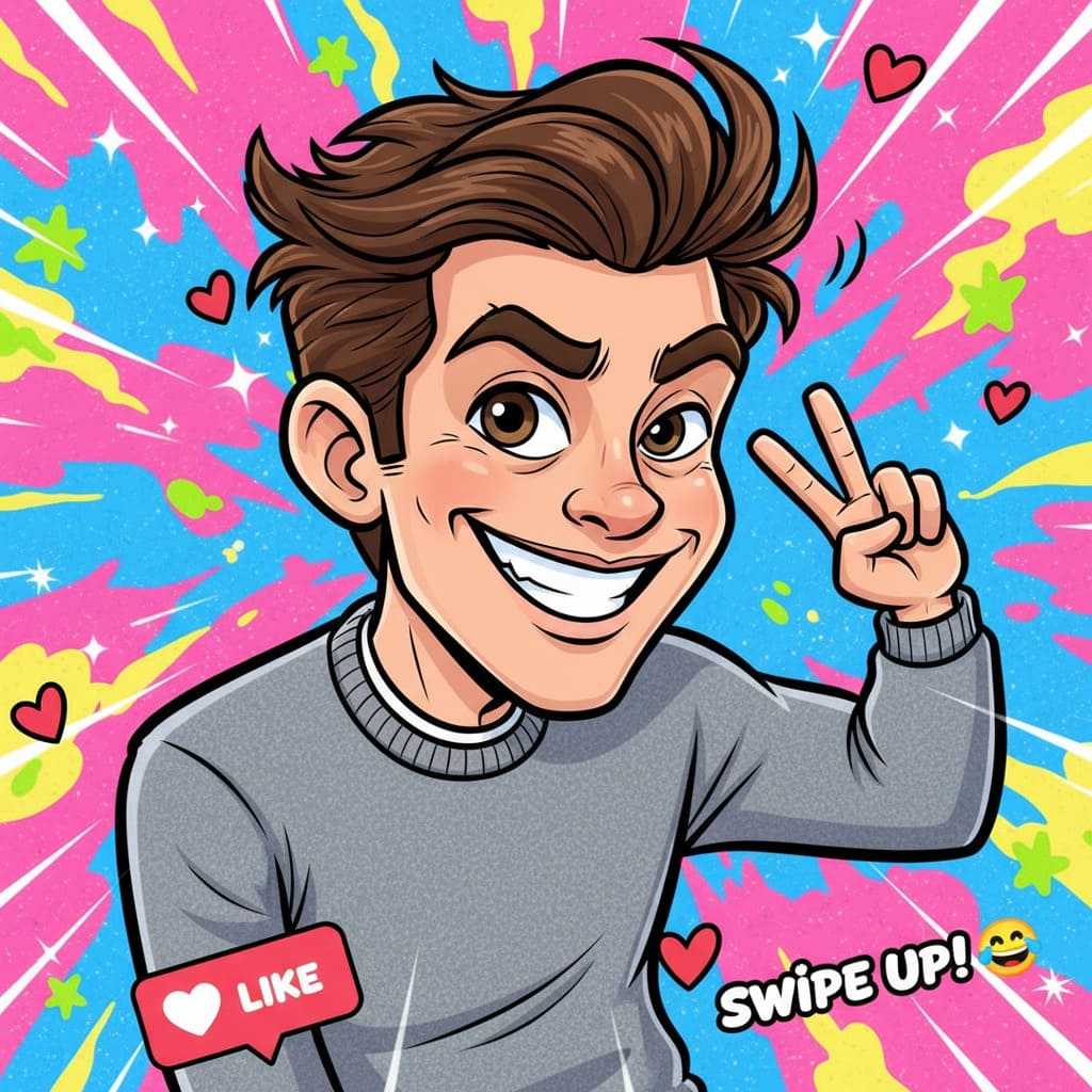 Generated TikTok / Instagram Caricature After