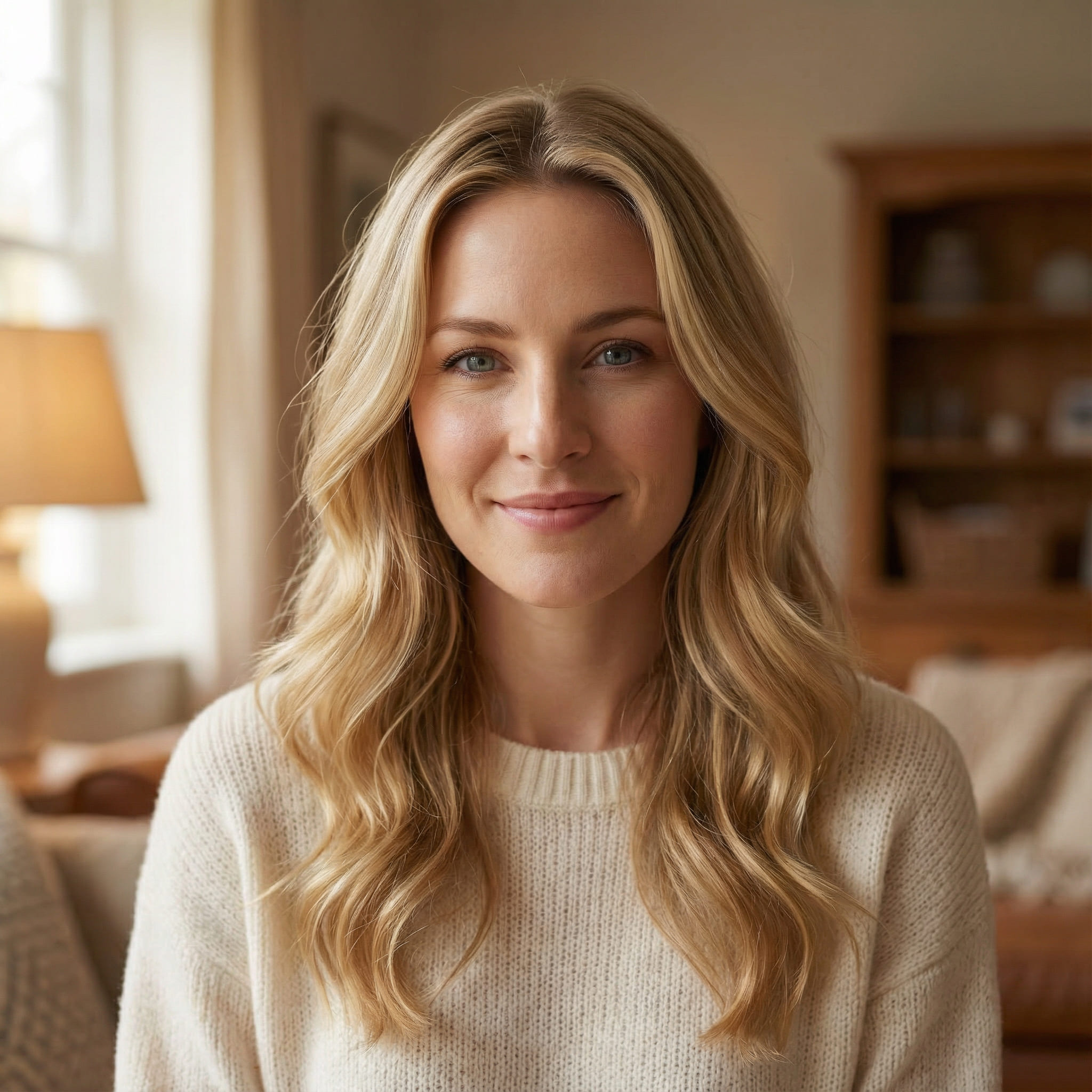 AI-generated soft wavy hairstyle using Gemini AI