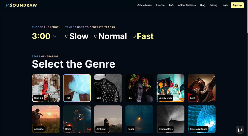 Soundraw 스크린샷