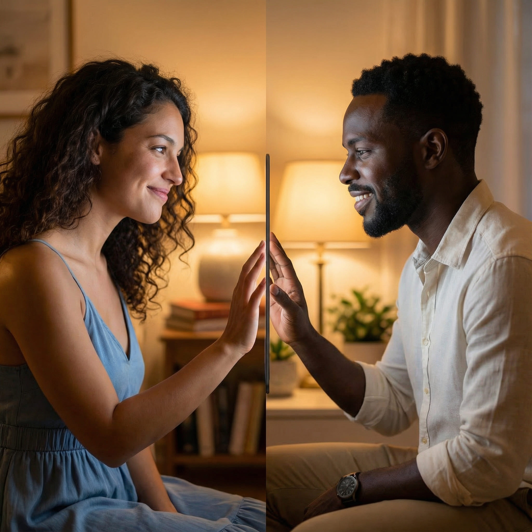 Generated AI Couple Portrait After