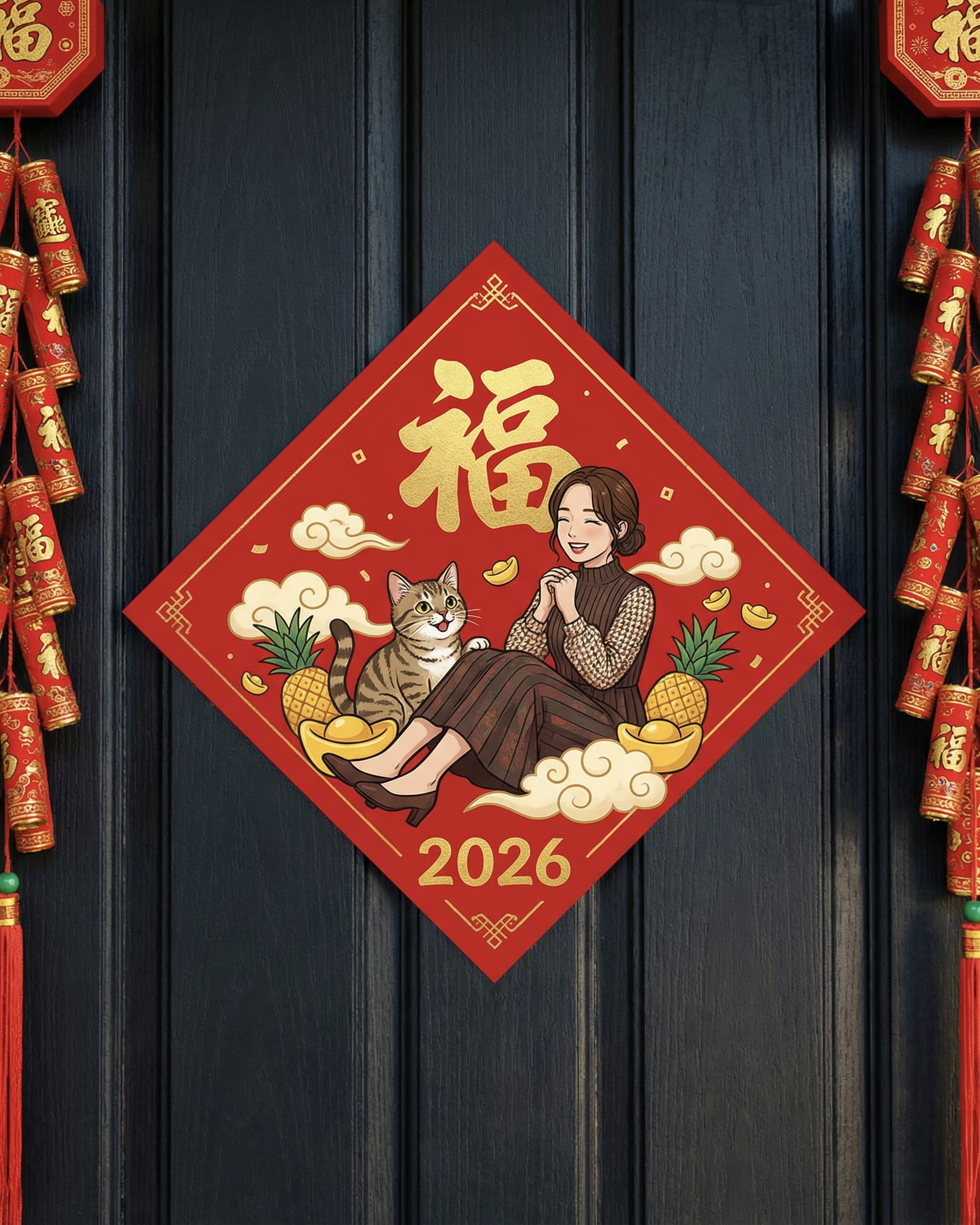 相片大師AI斗方模板