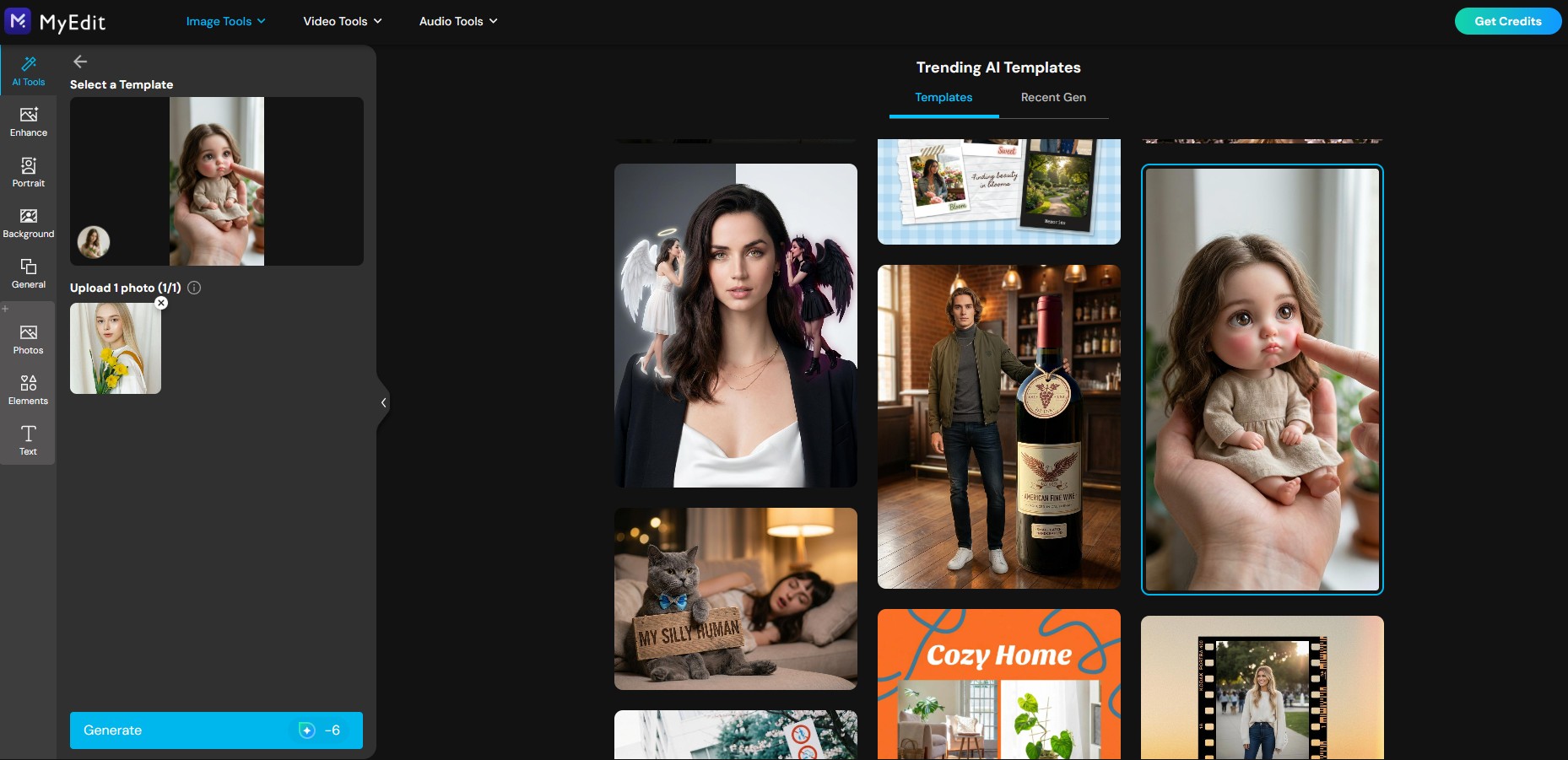 마이에딧 AI로 SD 캐릭터 만드는 단계별 가이드