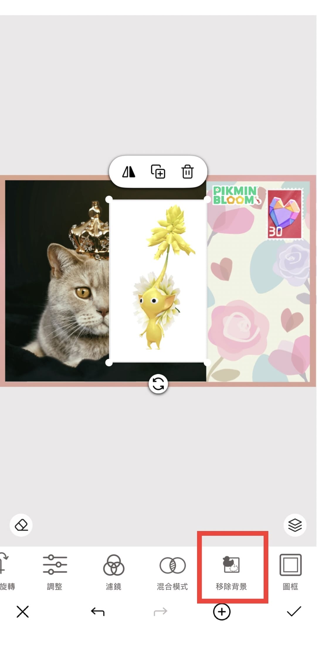 皮克敏明信片製作