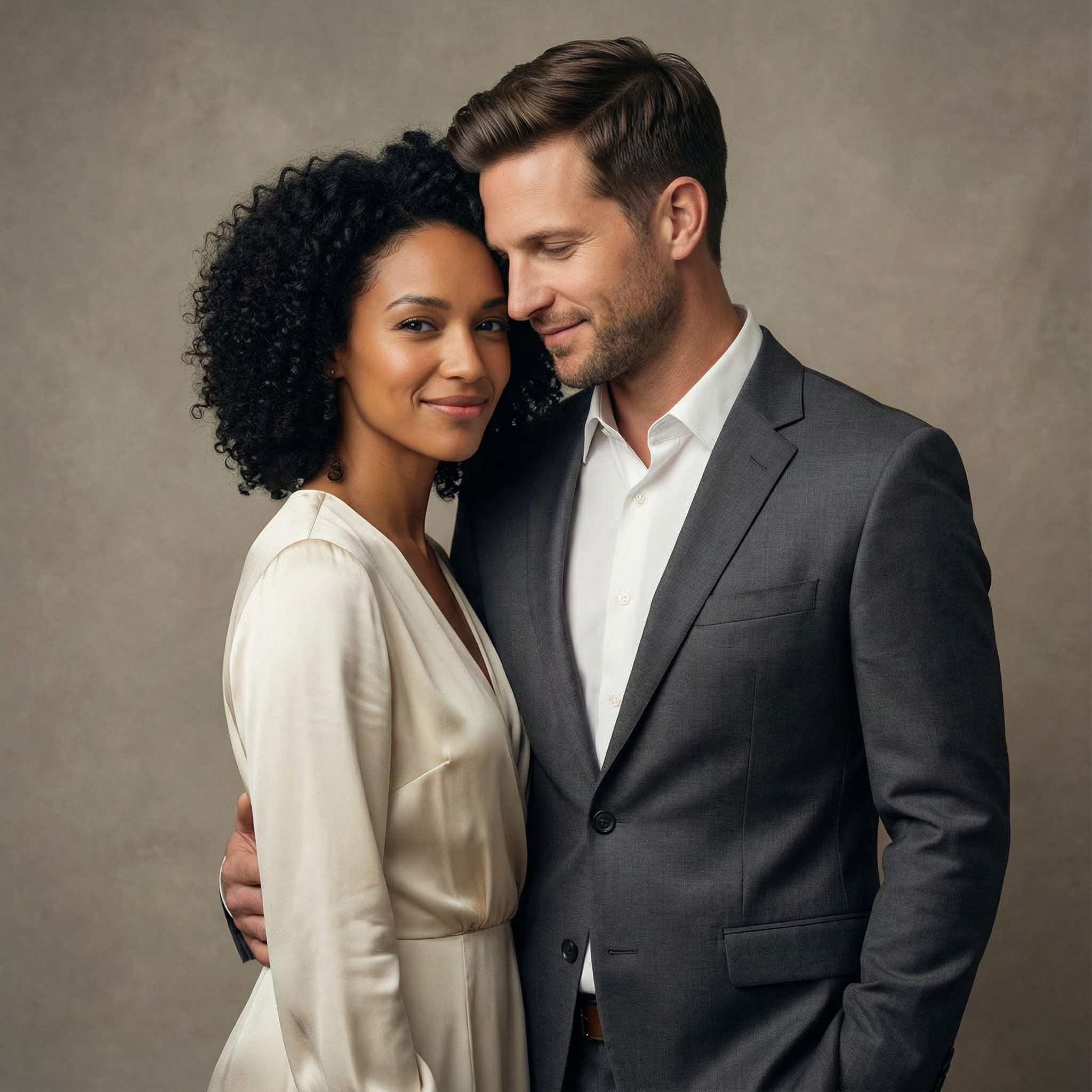 Generated AI Couple Portrait After