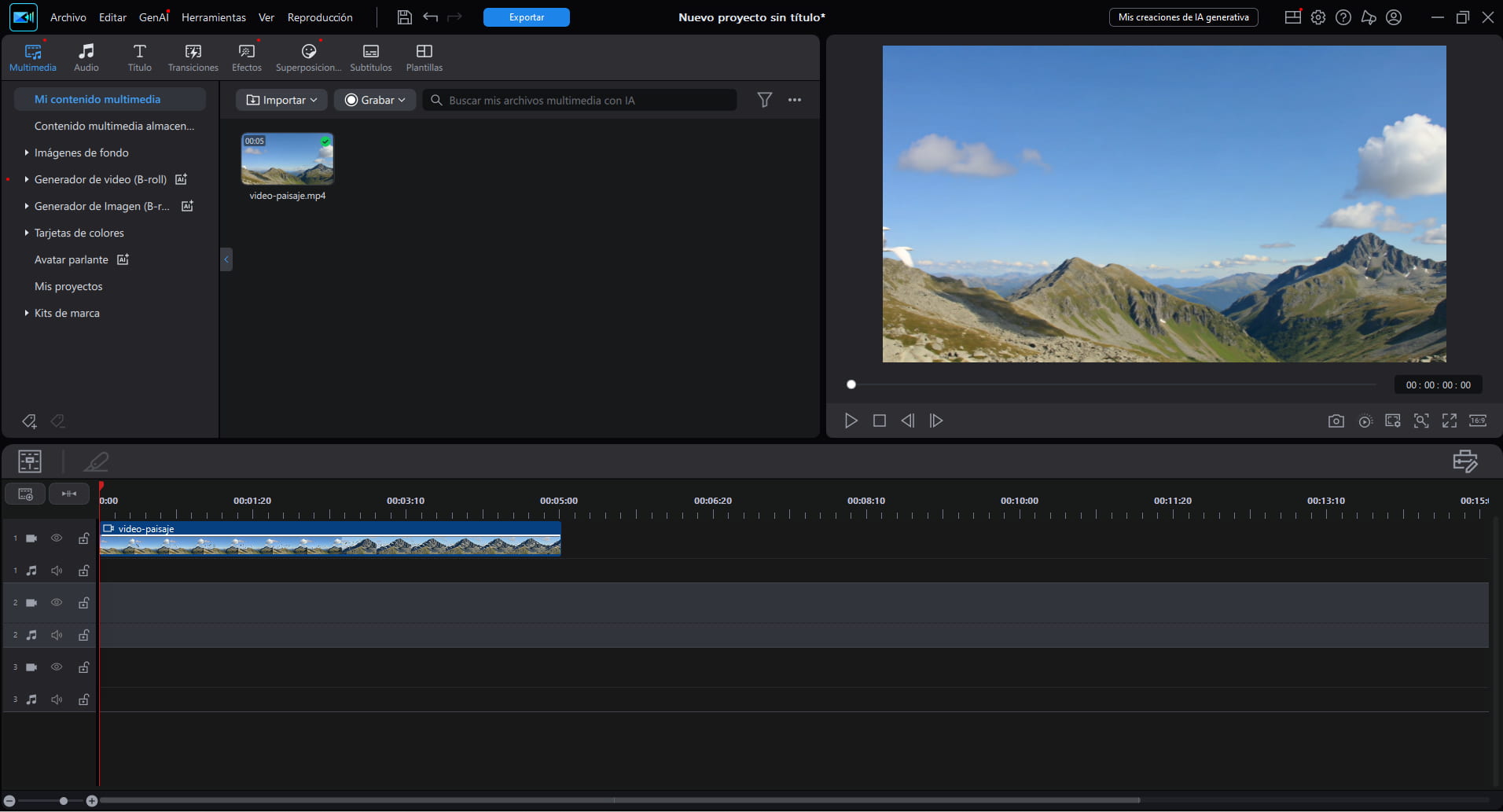 Arrastra y deposita tu video en PowerDirector