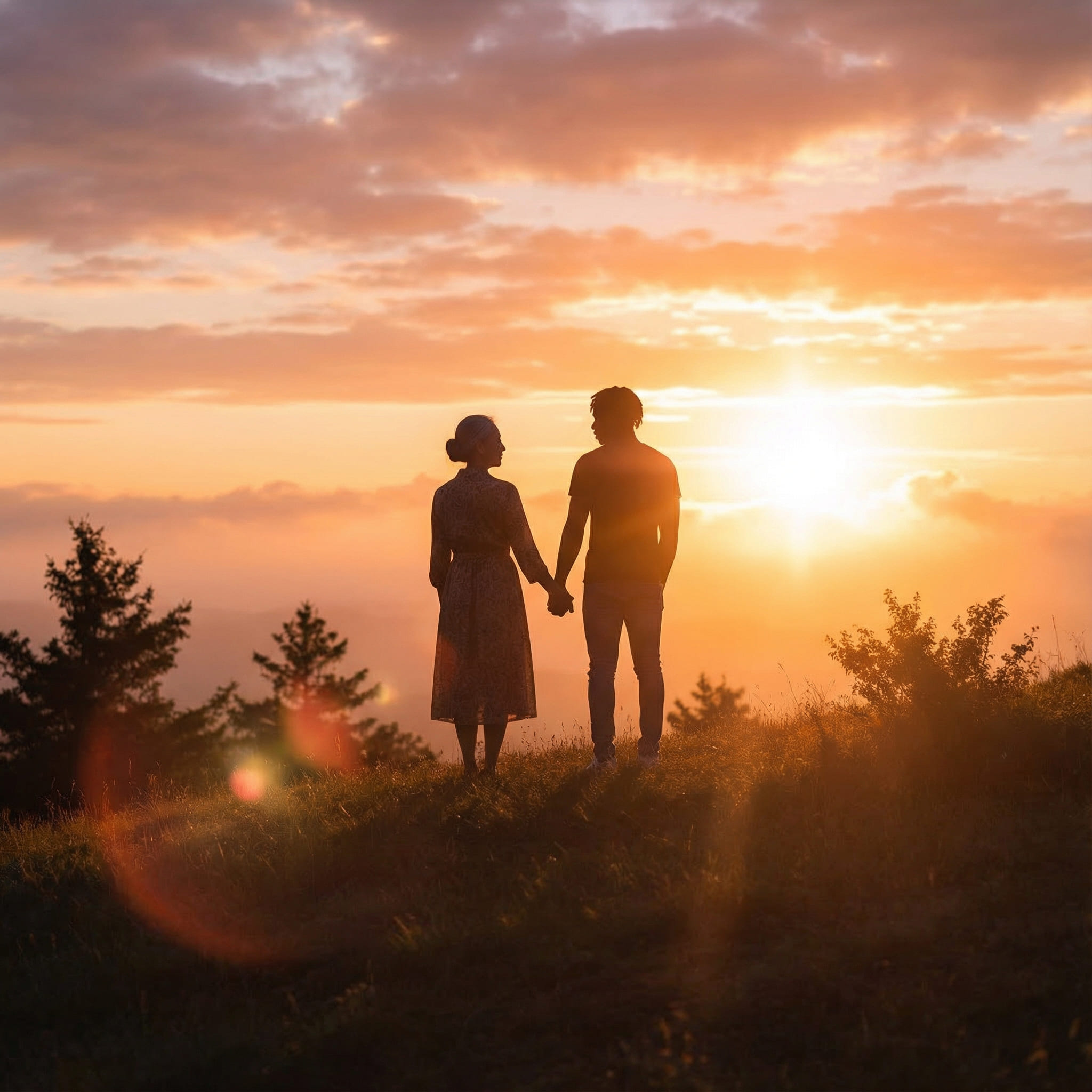 Generated AI Couple Portrait After