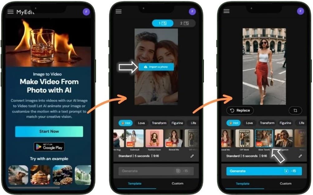 Image-to-Video Template Tutorial