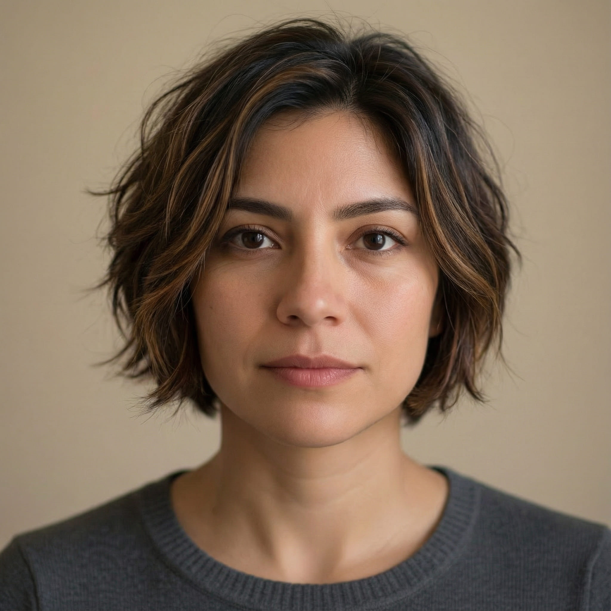 AI-generated textured crop hairstyle using Gemini AI