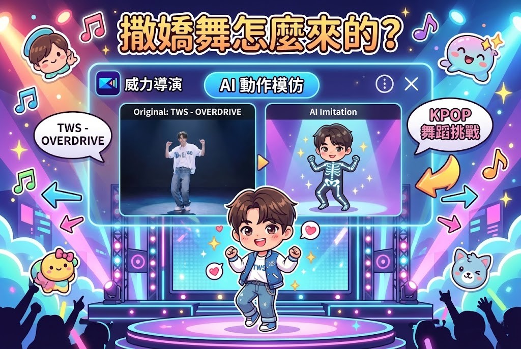 撒嬌舞原版是什麼?撒嬌舞怎麼來的?AI 撒嬌舞怎麼做通通告訴你!