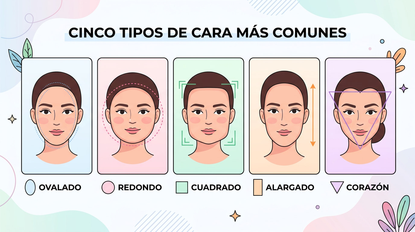 Tipos de rostro más comunes