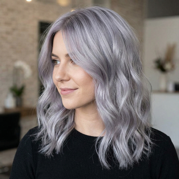 Titanium Grey Hair
