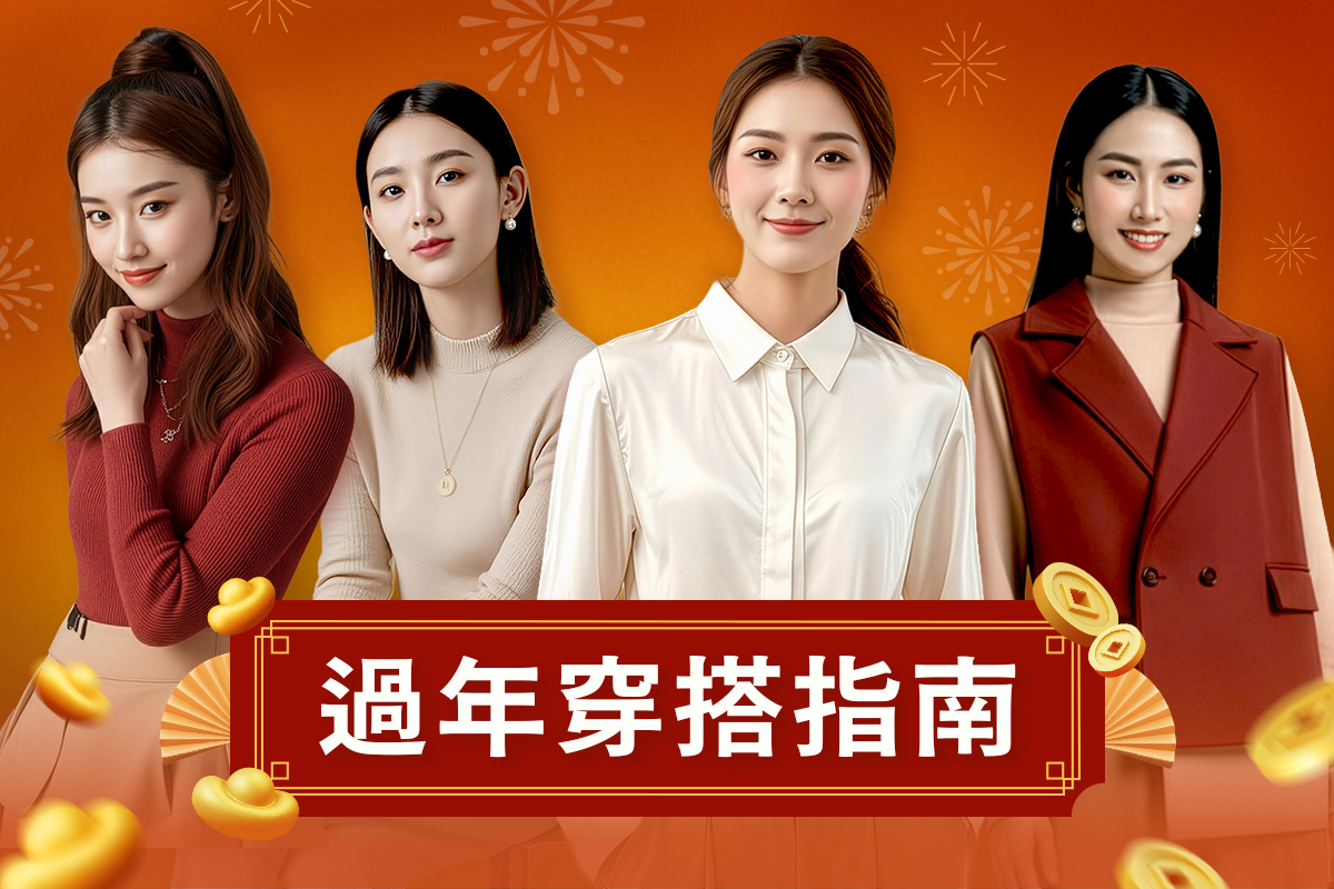 2026 過年穿搭怎麼穿？3 招黃金公式讓你走春水噹噹，還有 AI 試穿 App 推薦！