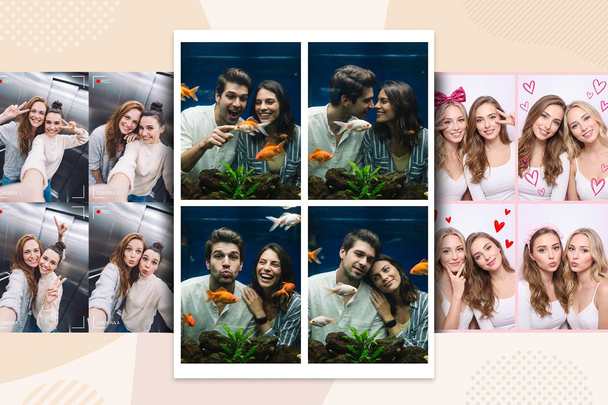 Online Photo Booth: Create Fun Photo Strips and Grids