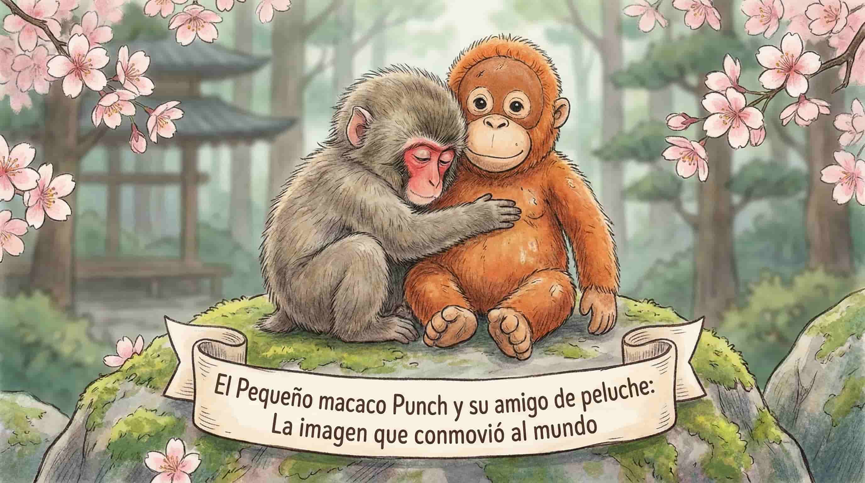 El mono Punch: Cómo se hizo viral y por qué es tan conmovedor