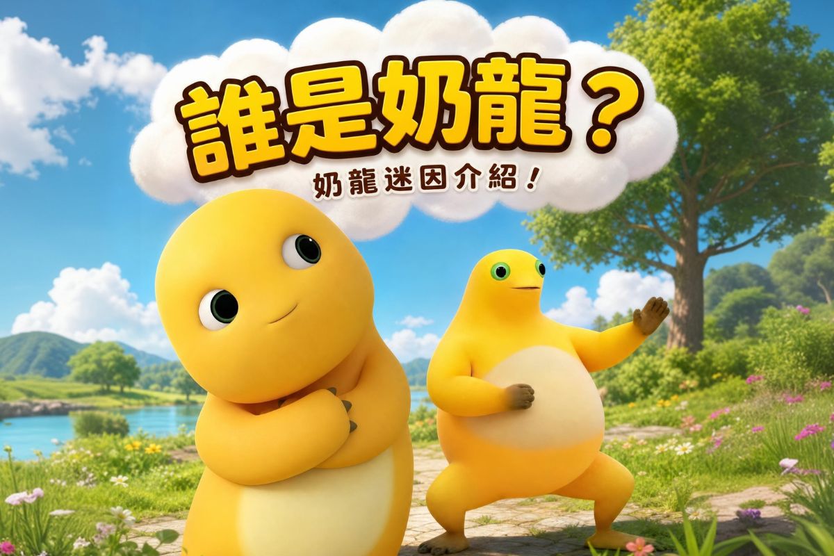 奶龍大笑梗是什麼？奶龍意思、梗圖下載與迷因出處一次看！