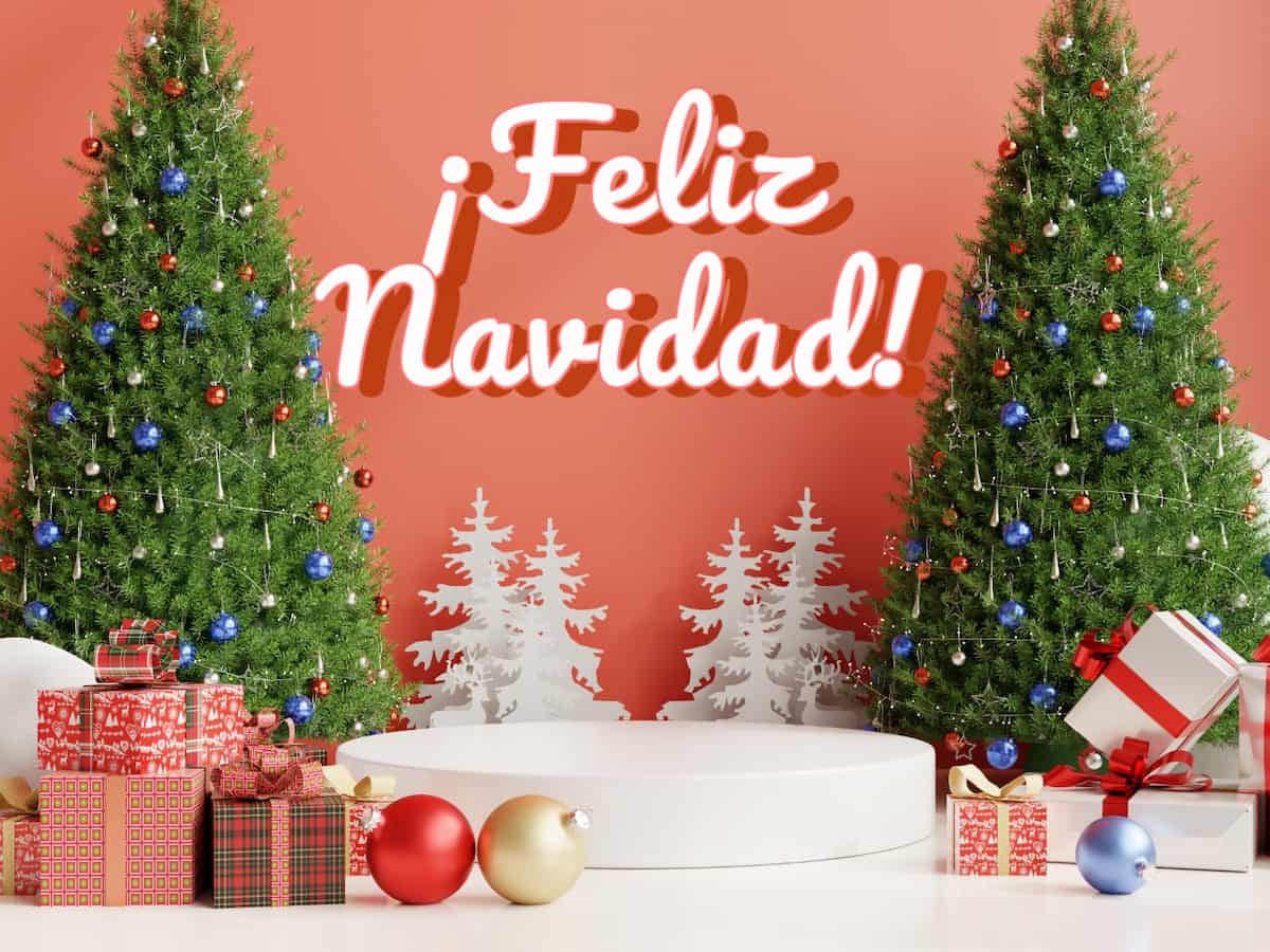 Tarjeta de Navidad creada con Promeo