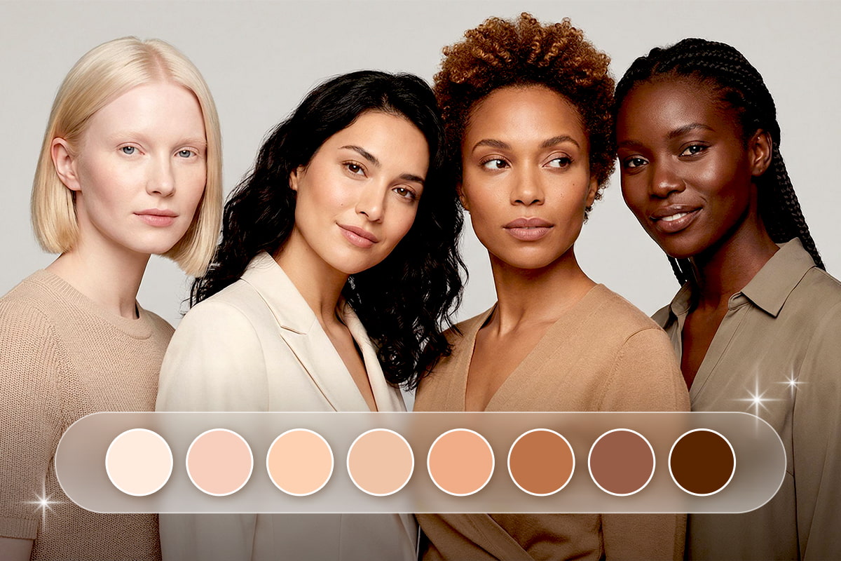 Cómo saber mi tono de piel y subtono: Guía rápida y test digital