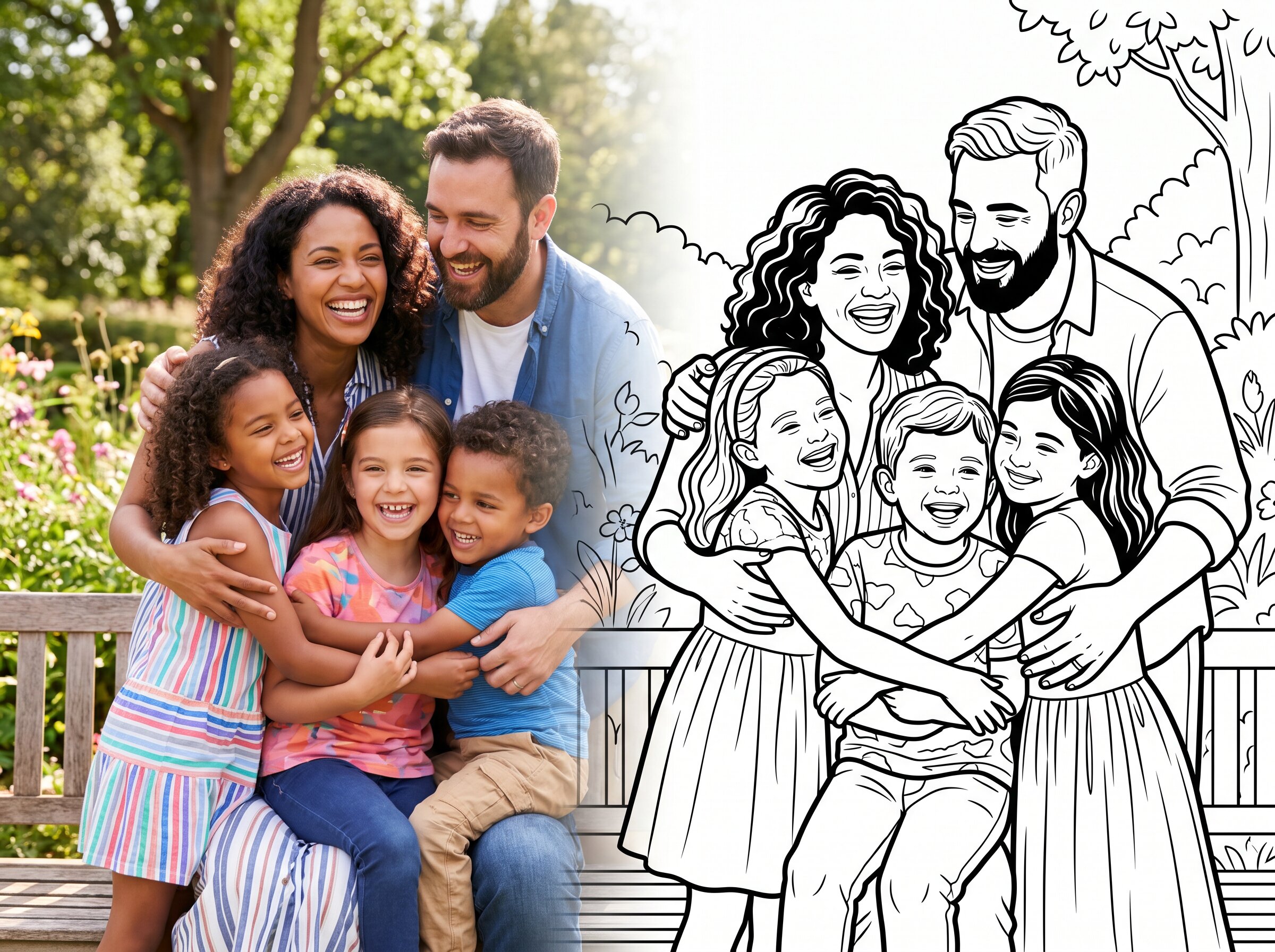 Turn Any Photo into a Coloring Page for Free