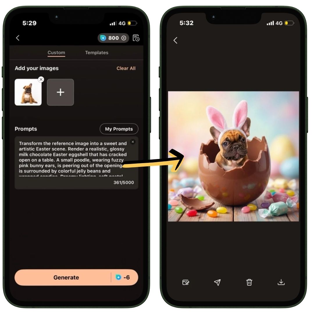 How to Create an AI Easter Dog Photo