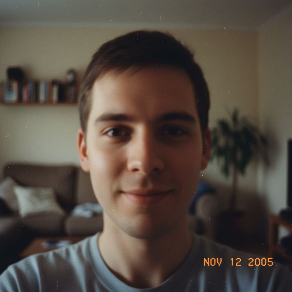 Niedrig aufgelöstes Foto vorher