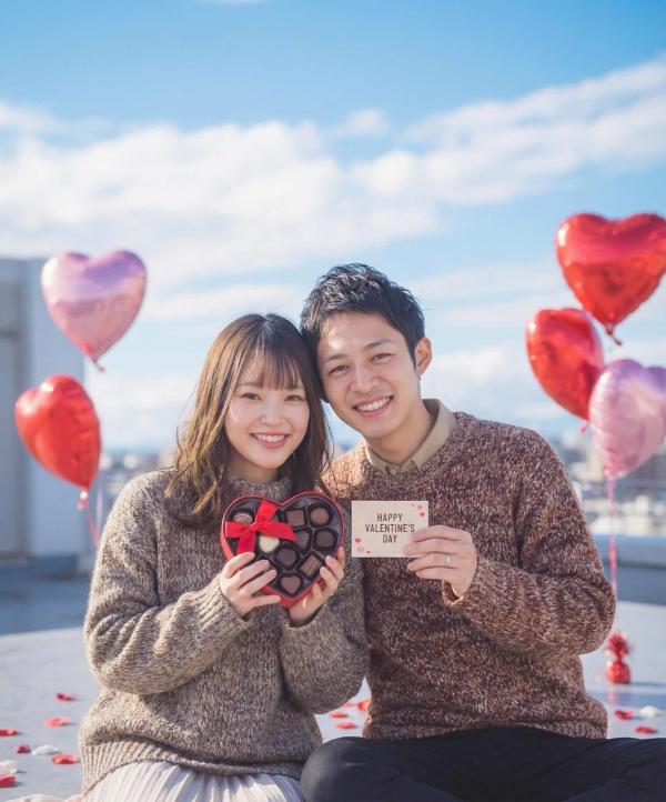 MyEdit（ Web 版）でバレンタイン画像の編集例