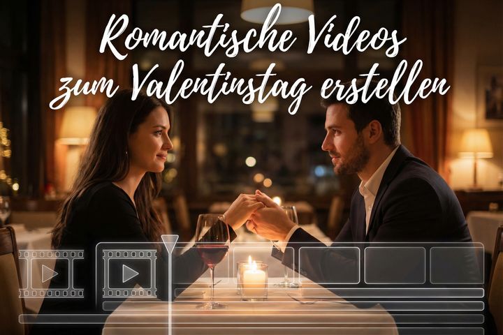 Romantische Videos zum Valentinstag erstellen