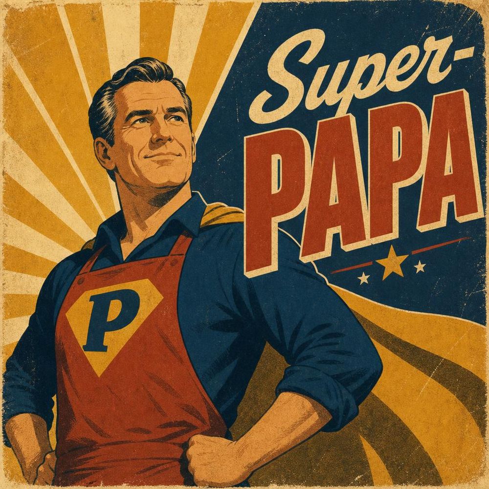 Papa als Superheld
