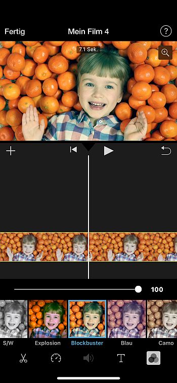 iMovie Videofilter