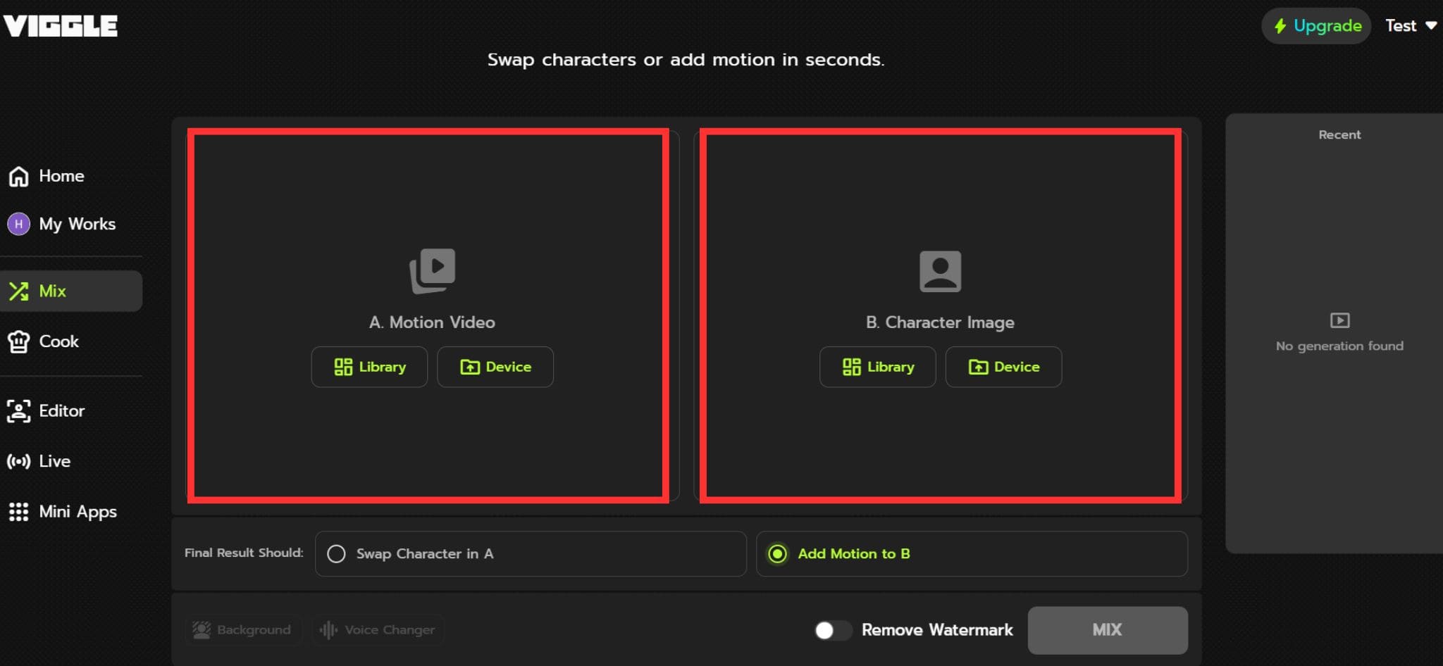 Viggle AI動作模仿教學